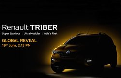7-सीटर Renault Triber का टीजर हुआ जारी, बेहद कम दाम में 19 जून को होगी पेश