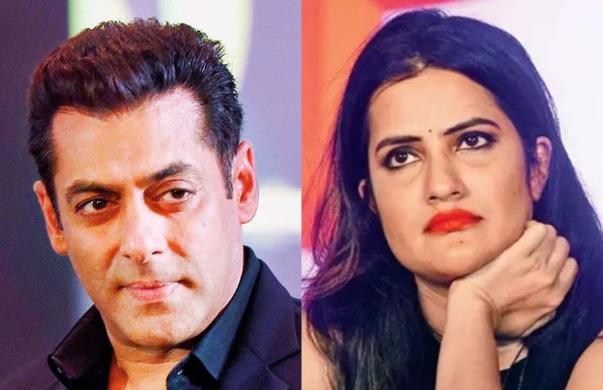 सलमान खान और सिंगर सोना महापात्रा। (फोटो-सोशल मीडिया)