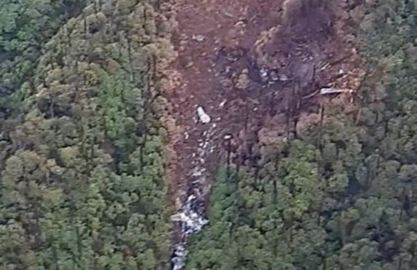 wreckage of IAF An-32