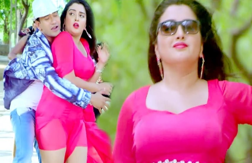 BHOJPURI फिल्म सिपाही के गाने में आम्रपाली दुबे संग निरहुआ। फोटो- वीडियो स्क्रीनग्रैब