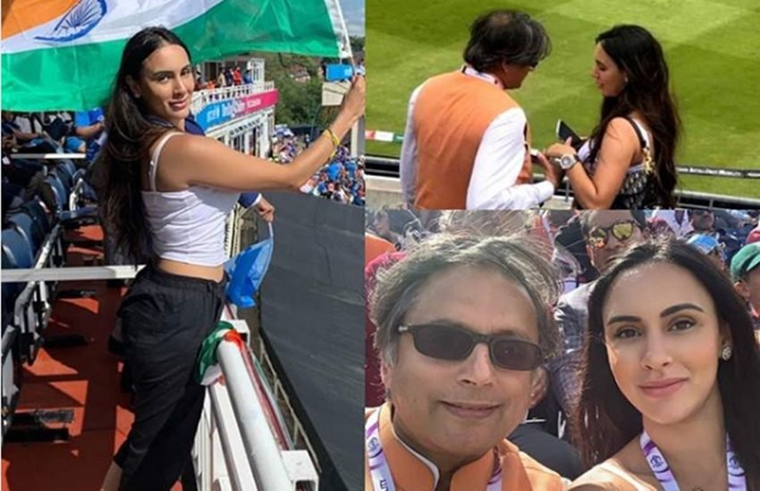 इन दिनों सोशल मीडिया पर शशि थरूर की कुछ तस्वीरें खूब वायरल हो रही हैं। दरअसल ये तस्वीरें इंगलैंड में चल रहे विश्व कप के दौरान की हैं। इन तस्वीरों में शशि थरूर के साथ एक लड़की दिख रही है। तस्वीर सामने आते ही लोगों के मन में ये सवाल जरूर आया होगा कि आखिर ये लड़कि है कौन। दरअसल स्टेडियम के स्टैंड्स में शशि थरूर के साथ दिख रही ये लड़की कोई और नहीं बल्कि ब्रिटिश फिल्म मेकर डियेना उप्पल हैं। डियेना साल 2012 में मिस इंडिया यूके भी रह चुकी हैं। ( All Photos: Social Media)