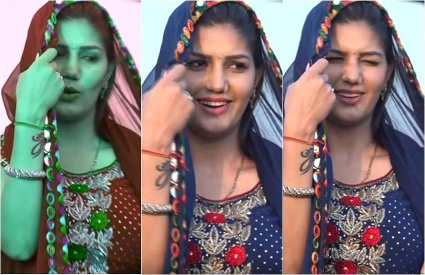 Sapna Choudhary, Sapna Choudhary dancing with wear dupatta, Sapna Choudhary Dupatta on Head dancing, Sapna Choudhary Suit, Sapna Choudhary performing in Haryanvi Song, Haryanvi Song Tero Lat Lagjaagi, people Reacting on Sapna Choudhary dance, entertainment news Bollywood news, television news
