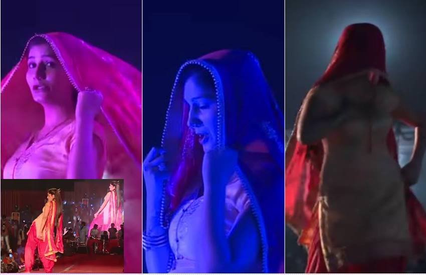 Sapna Choudhary, Sapna Choudhary Dance, Sapna Choudhary Remove Dupatta in Live Show, Fans Reaction On Desi Queen Performance, entertainment newsm Bollywood news, Television news, entertainment news
