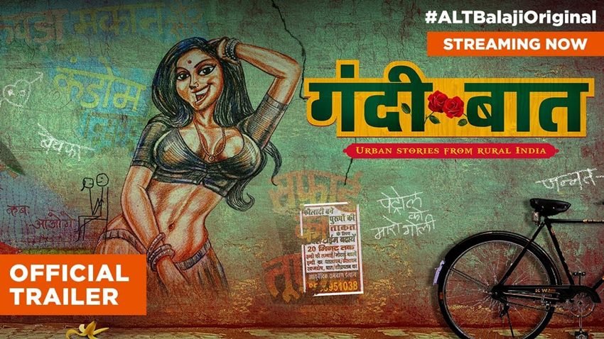 7. Gandi Baat: ALT Balaji की इस सीरीज के भी 3 सीजन हैं। तीसरा रिलीज होने वाला है। पहले दोनों सीजन में जम कर बोल्ड कंटेंट का इस्तेमाल किया गया था।