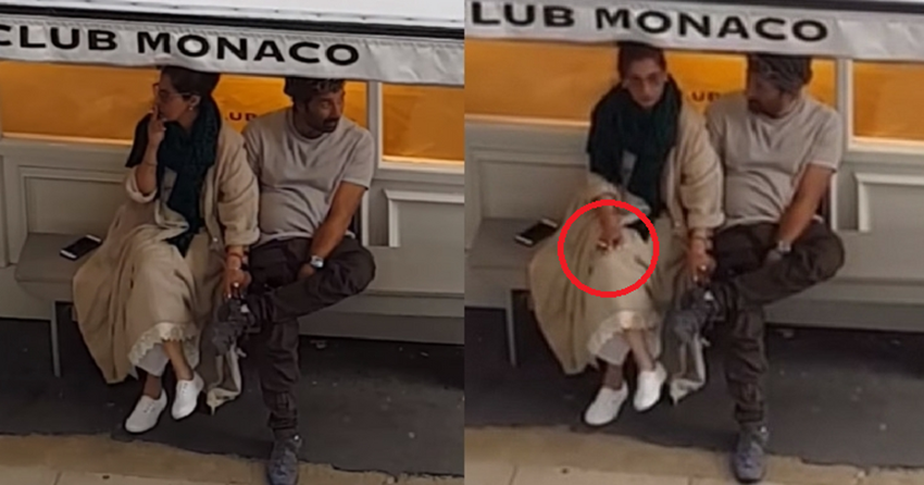 डिम्पल कपाड़िया: कुछ वक्त पहले डिम्पल कपाड़िया और सनी देओल की लंदन से एक फोटो वायरल हुई थी। इस फोटो में डिम्पल एक हाथ से सनी का हाथ थामी हुई थीं और दूसरे से सिगरेट पी रही थीं। (Photo: @jawedchowdhury/twitter)