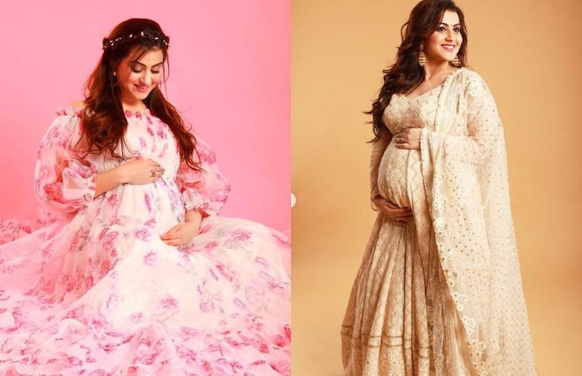 स्टार प्लस के मशहूर शो 'ये रिश्ता क्या कहलाता है' से मशहूर हुईं प्रियंका विकास कलंतरी मां बनने वाली हैं। उन्होंने हाल ही में बेबी बम्प के साथ फोटो शूट कराया है। उनके फैंस को ये फोटोशूट बेहद पसंद आ रहा है। ये लोग इन्हें गुडलक के मैसेजेस कर रहे हैं। बता दें कि प्रियंका ने एक्टर विकास कलंतरी के साथ साल 2012 में शादी रचाई थी। अब शादी के 7 साल बाद प्रियंका मां बनने जा रही हैं। प्रियंका ने अपनी तस्वीरें शेयर करते हुए बताया कि उनकी प्रेग्नेंसी का 35वां सप्ताह चल रहा है। (All Pics: @Priyankavikaskalantari/instagram)