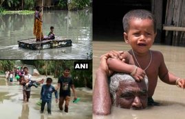 Floods, Rainfall, Heavy Rains, Assam Floods, Dhemaji, Barpeta, Villages, Bihar Floods, UP Floods, Meghalaya Floods, National Disaster Response Force, National News, India News, Jansatta News, Latest News, Hindi News