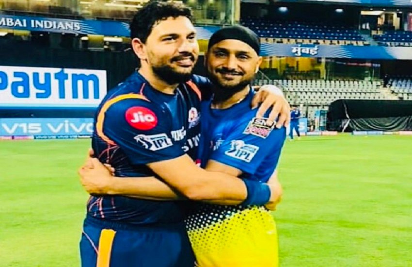 युवराज और हरभजन सिंह की दोस्ती की कायल है आईसीसी (फोटो सोर्स-Harbhajan singh twitter)
