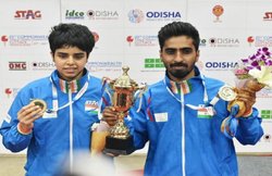 कॉमनवेल्थ टेबल टेनिस चैंपियनशिप में साथियान-अर्चना की जोड़ी का धमाल, जीता गोल्ड मेडल