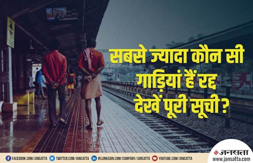IRCTC, Indian Railways, Trains, Cancel, Maintenance Work, India, Cancelled Trains List, IRCTC News, Indian Railways News, Utility News, National News, India News, Hindi News