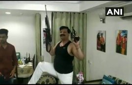Kunwar Pranav Singh Champion, BJP MLA, Suspended BJP MLA, Khanpur, Uttrakhand, 'Champion Force', Photos, Viral Video, Revolver, Guns, Rifles, Uttrakhand Sadan, Chanakyapuri, New Delhi, Trending News, Hindi News