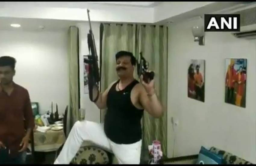 Kunwar Pranav Singh Champion, BJP MLA, Suspended BJP MLA, Khanpur, Uttrakhand, 'Champion Force', Photos, Viral Video, Revolver, Guns, Rifles, Uttrakhand Sadan, Chanakyapuri, New Delhi, Trending News, Hindi News