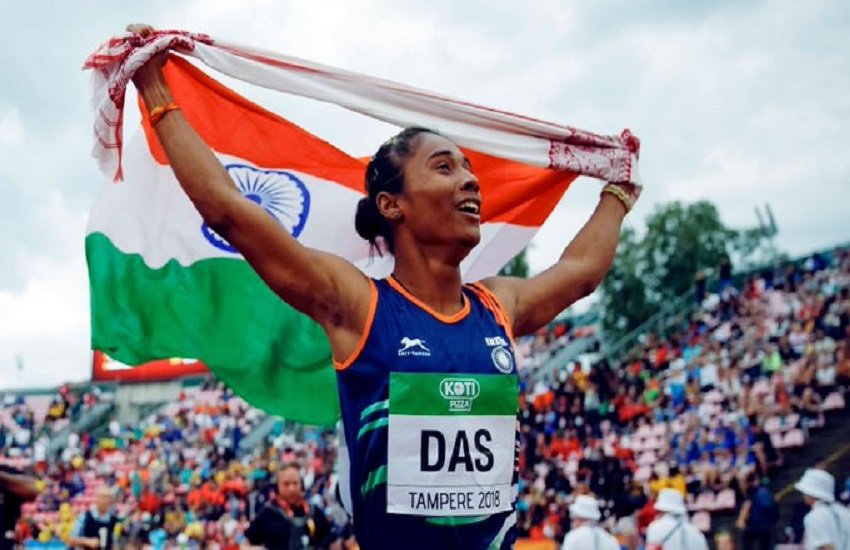 हिमा दास ने जीता चौथा गोल्ड मेडल 