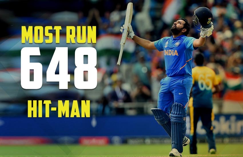 World Cup 2019 Leading Run Scorers: वर्ल्ड कप 2019 में रोहित शर्मा ने बनाये सबसे ज्यादा रन। 
