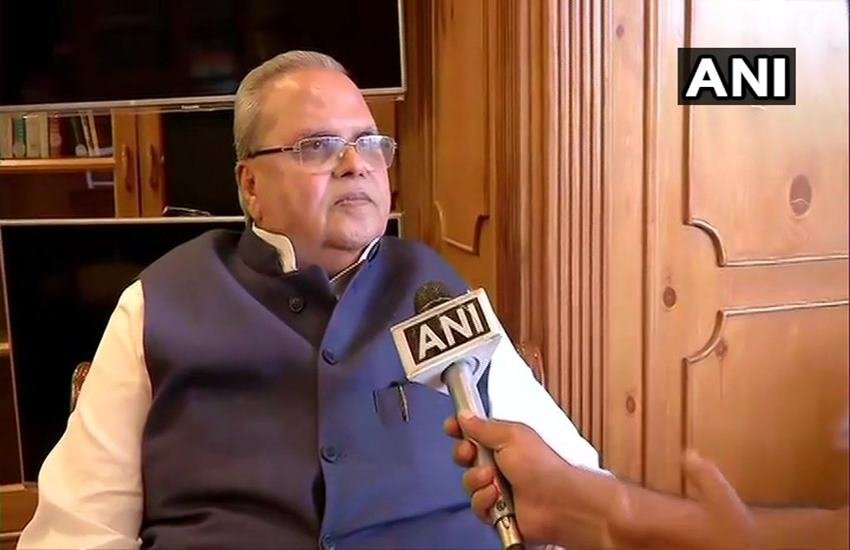 जम्मू कश्मीर के राज्यपाल सत्यपाल मलिक। (ANI)