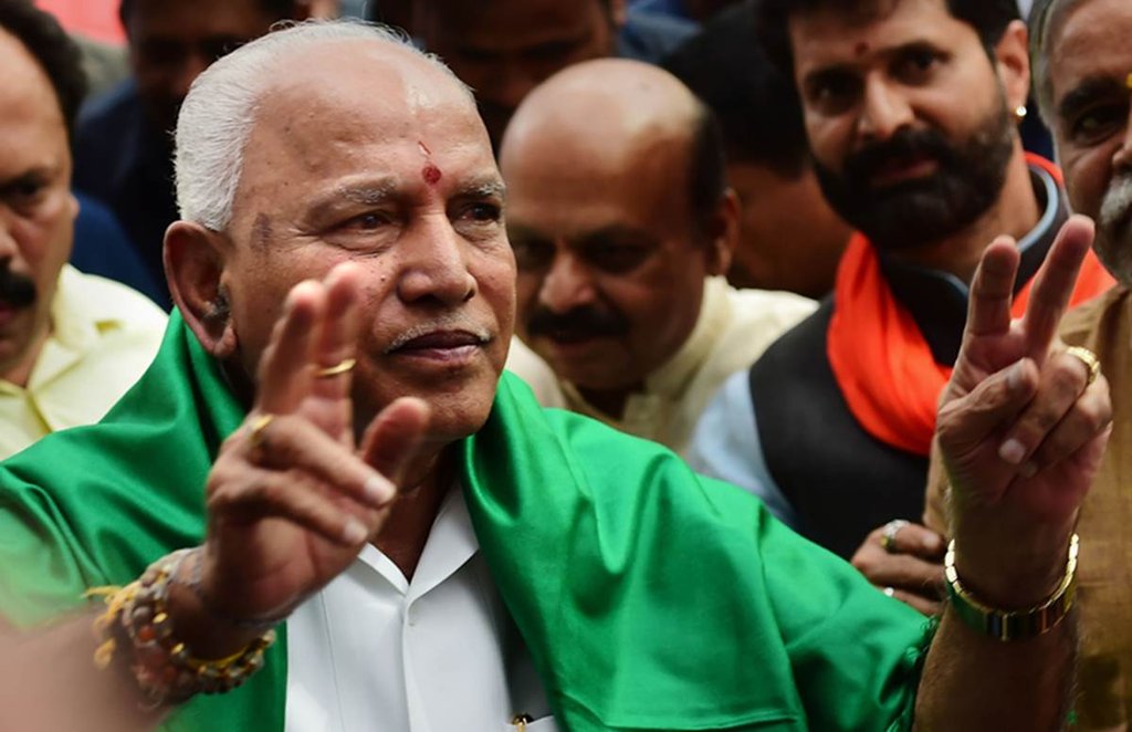 कर्नाटक सीएम बीएस येदियुरप्पा। (PTI Photo/Shailendra Bhojak) कर्नाटक सीएम बीएस येदियुरप्पा। (PTI Photo/Shailendra Bhojak)