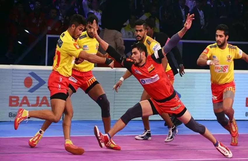 Pro Kabaddi 2019, Bengaluru Bulls vs Gujarat Fortunegiants: बेंगलुरु बुल्स बनाम गुजरात फॉर्च्यून जायंट्स।