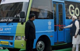 electric buses sanctioned, amitabh kant, niti aayog, Niti Aayog CEO Amitabh Kant, GST Council, electric buses in india, which city have maximum electric bus