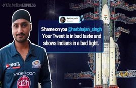 Harbhajan singh, Harbhajan singh tweet, isro, chandrayaan 2 launch, chandrayaan 2, bcci, social media