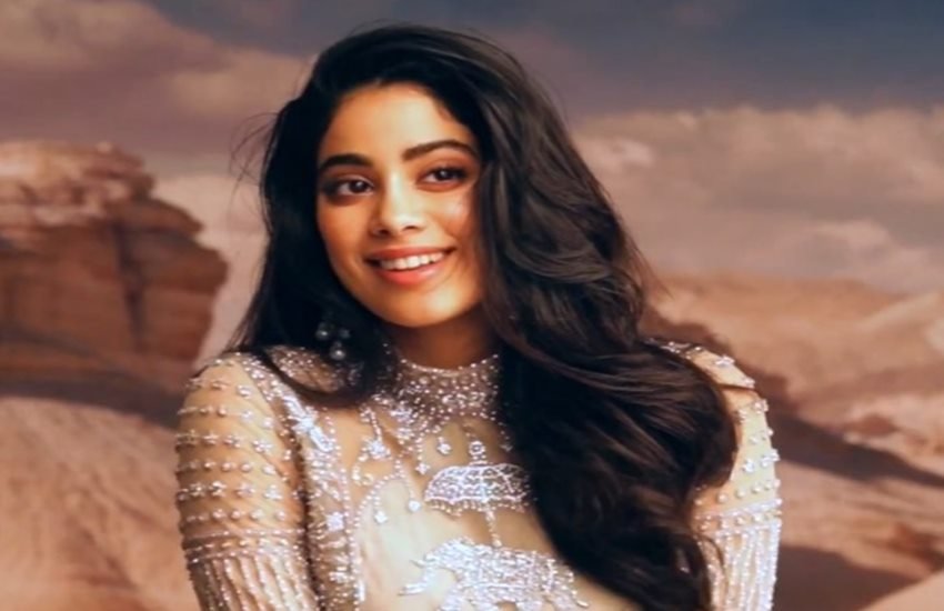 फिल्म अभिनेत्री जान्हवी कपूर।