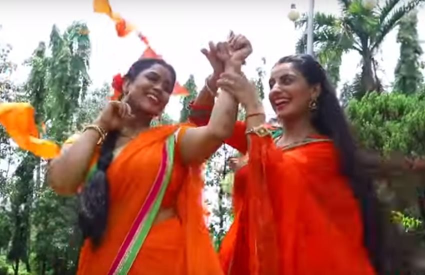 भोजपुरी एक्ट्रेस अक्षरा सिंह ने गानों के जरिए एक नई पहचान स्थापित की है। फोटो सोर्स- वीडियो स्नैप शॉट