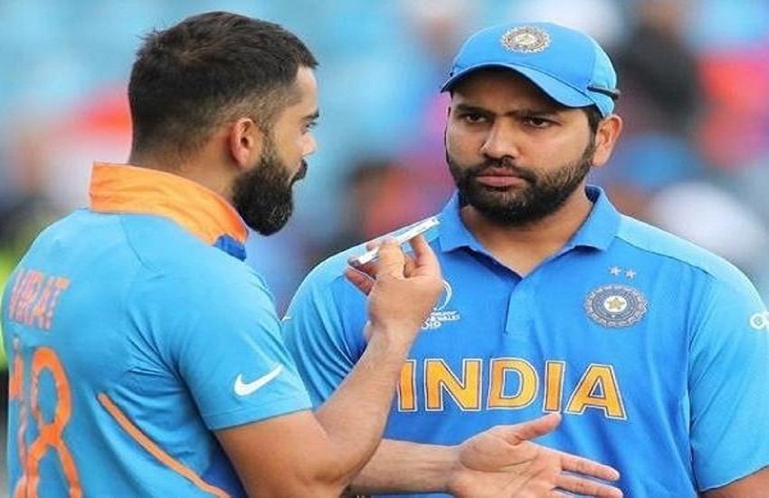 रोहित से विवाद के चलते विंडीज दौरे से पहले प्रैस कॉन्फ्रेंस नहीं करेंगे कप्तान कोहली। (twitter) रोहित से विवाद के चलते विंडीज दौरे से पहले प्रैस कॉन्फ्रेंस नहीं करेंगे कप्तान कोहली। (twitter)