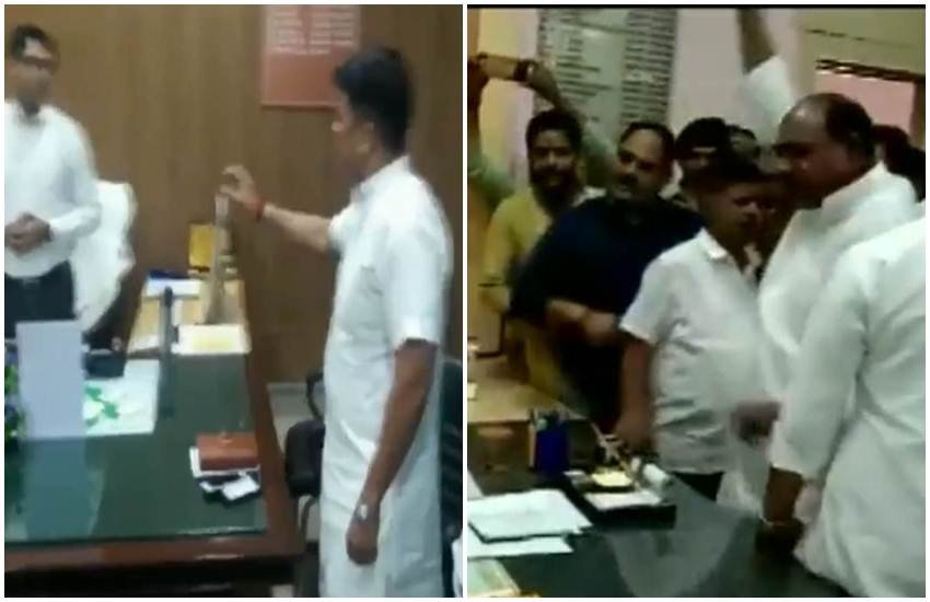 नगर स्वास्थ्य अधिकारी संजीव प्रधान ने सरकारी कार्य में बाधा डालने, अभद्रता करने का आरोप लगाकर 25 पार्षदों समेत 50 लोगों पर मुकदमा दर्ज कराया है।(फोटो-ANI)