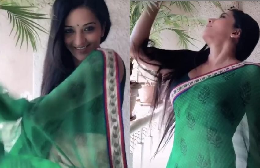 मोनालिसा भोजपुरी की जानी मानी एक्ट्रेस हैं। (फोटो सोर्स-वीडियो स्नैप शॉट)