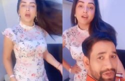 Nirahua-आम्रपाली ने भोजपुरी गाने पर दिया रोमांटिक एक्सप्रेशन, सोशल मीडिया पर वायरल हुआ वीडियो