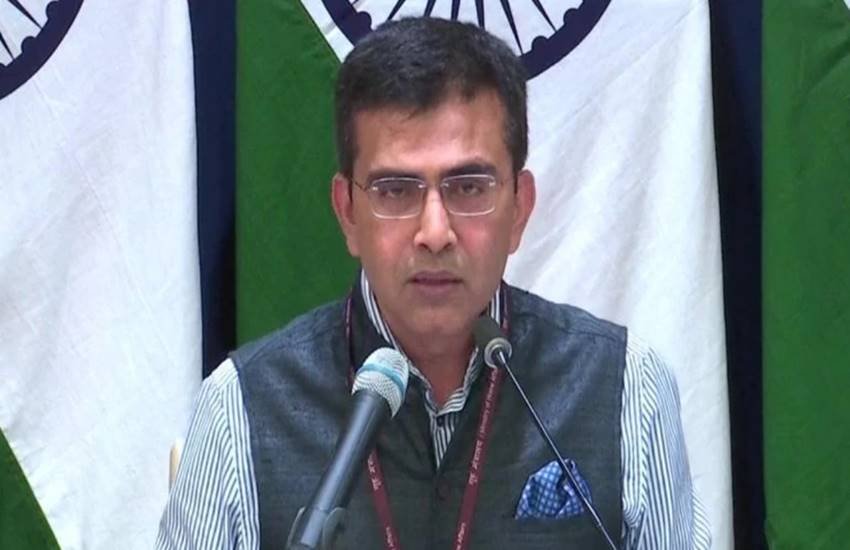 विदेश मंत्रालय के प्रवक्ता रवीश कुमार।