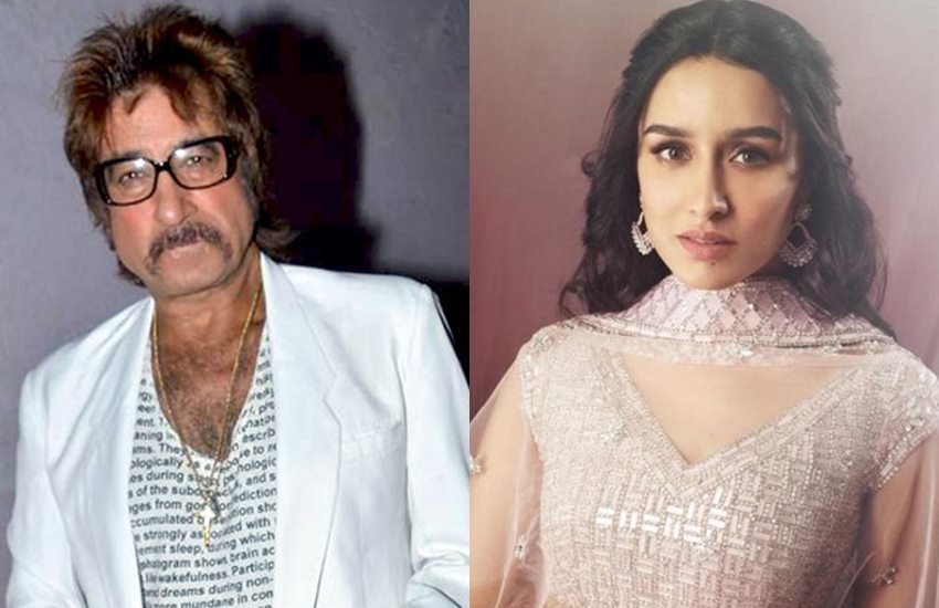 शक्ति कपूर और श्रद्धा कपूर। 