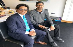 सचिन से मिले Google के सीईओ सुंदर पिचाई, मास्टर ने तस्वीर ट्वीट कर डाला फनी कैप्शन