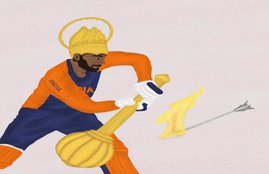 Kunal Kamra, Team India Jersey,