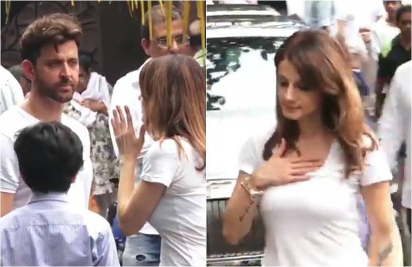 Hrithik Roshan, Hrithik Roshan Grand Father, Hrithik Roshan Grand Father J Om Prakash, Hrithik Roshan Grand Father died at 92, Hrithik Roshan Ex Wife Sussanne Khan, Sussanne Khan Reach To Roshan House, Sussanne Khan with Hrithik Video, entertainment newsm Bollywood news, Television news, entertainment news