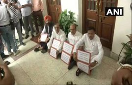 Article 370, BJP MLA, Akali mla Sirsa, marshalled out, vijendra gupta, maninder singh sirsa, delhi assembly