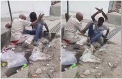 VIDEO: नशे में धुत नाले में बैठे पुलिस वाले का वीडियो वायरल, वर्दी भी नहीं संभाल पा रहा