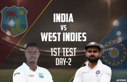 India vs West Indies 1st Test Day 2: अच्छी शुरुआत के बाद लड़खड़ाया वेस्टइंडीज, ईशांत शर्मा ने नवीं बार पारी में 5 विकेट लिए