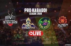 VIVO Pro Kabaddi 2019, patna pirates vs puneri paltan : पुणेरी पल्टन ने पटना पाइरेट्स को 21 अंक से हराया
