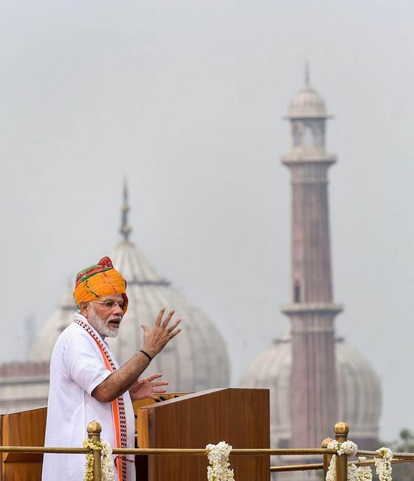 Independence Day 2019, Narendra Modi, BJP, NDA, PM, Red Fort, 15 August Speech, Tricolor, Tiranga, Record, Atal Bihari Vajpayee, Pt. Jawahar Lal Nehru, Indira Gandhi, Manmohan Singh, Congress, INC, New Delhi, India News, National News, Hindi News