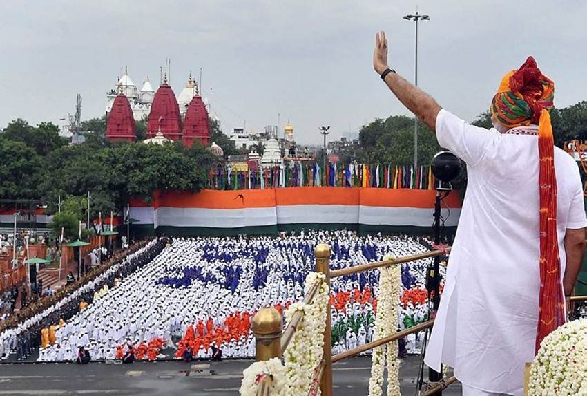 Independence Day 2019, Narendra Modi, BJP, NDA, PM, Red Fort, 15 August Speech, Tricolor, Tiranga, Record, Atal Bihari Vajpayee, Pt. Jawahar Lal Nehru, Indira Gandhi, Manmohan Singh, Congress, INC, New Delhi, India News, National News, Hindi News