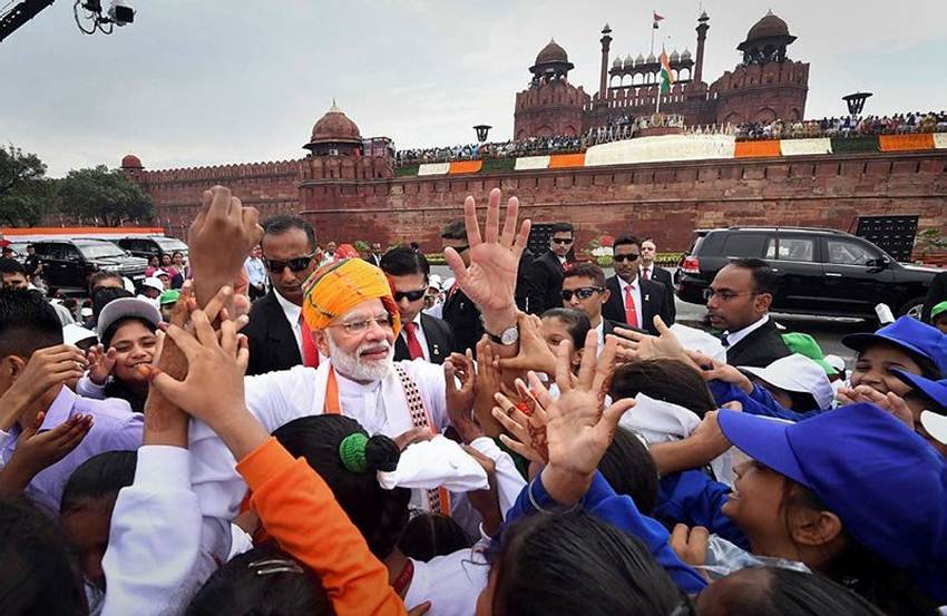 Independence Day 2019, Narendra Modi, BJP, NDA, PM, Red Fort, 15 August Speech, Tricolor, Tiranga, Record, Atal Bihari Vajpayee, Pt. Jawahar Lal Nehru, Indira Gandhi, Manmohan Singh, Congress, INC, New Delhi, India News, National News, Hindi News