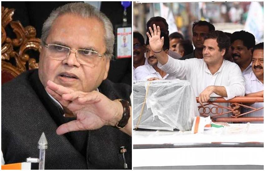 सत्यपाल मलिक के बयान पर राहुल गांधी ने पलटवार किया है। 