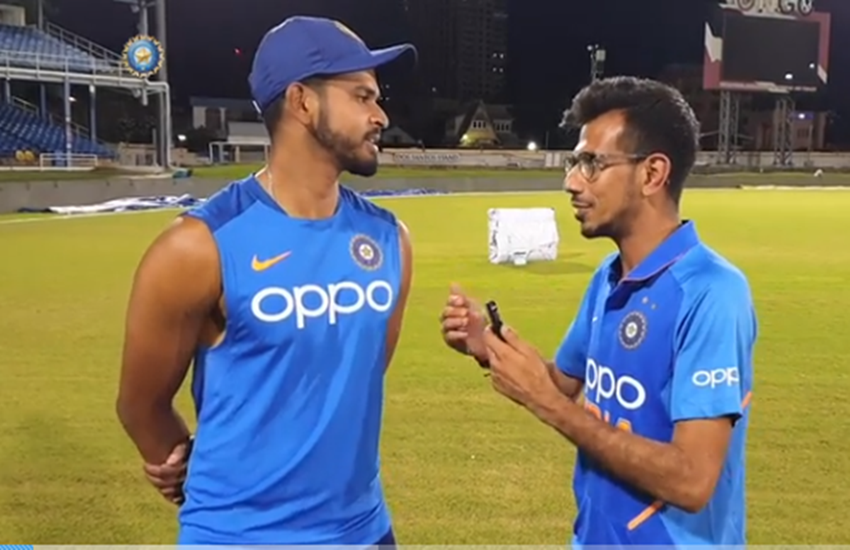 Shreyas Iyer and Yuzvendra Chahal
