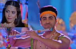 Ayushmann Khurrana, new song, Dream Girl, radhe radhe song, krishna, janmashtami new song, janmashtami 2019, new song in hindi, new hindi song, nusrat bharucha, bollywood news in hindi, bollywood news, hindi news, news, entertainment news jansatta, jansatta