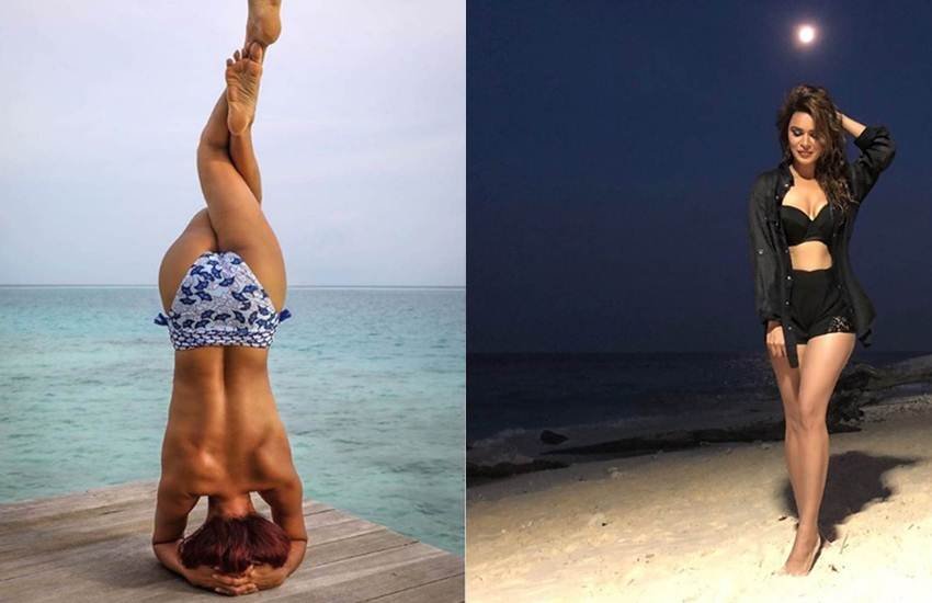 कुसुम, लागी तुझसे लगन और नागिन जैसे हिट टीवी सीरियल्स में काम कर चुकीं आशका गोराडिया की एक तस्वीर इंस्टाग्राम पर चर्चा का विषय बनी हुई है। दरअसल इस तस्वीर में वह टॉपलेस होकर न्यूड योगा को प्रमोट कर रही हैं। इस फोटो को साथ ही लड़कियों को उनके कपड़ों से जज करने वालों को भी एक्ट्रेस ने करारा जवाब दिया है। (सभी तस्वीरें: @Ashkagoradia/instagram)