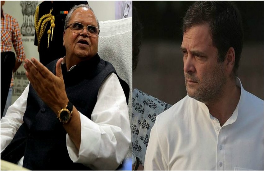 Jammu kashmir governor, satya pal malik, Congress, Rahul Gandhi, bjp, pakistan, united nations