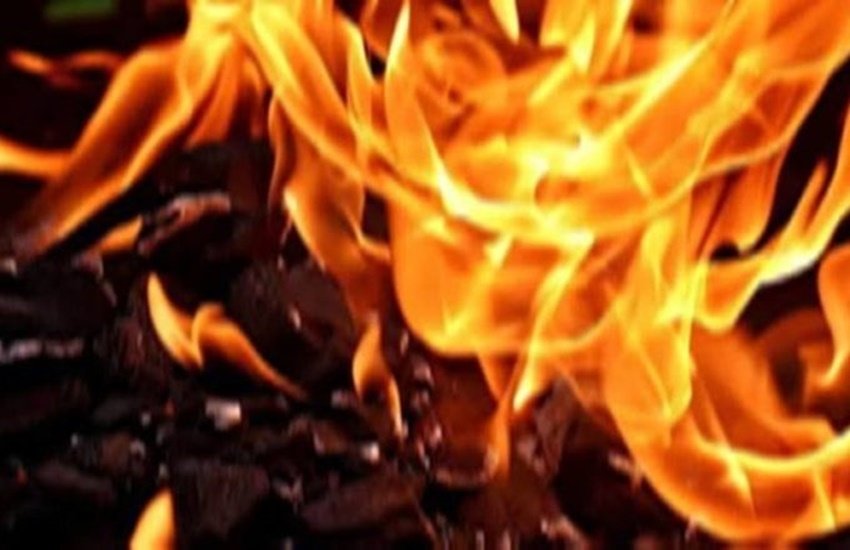 Unnao rape case, fire