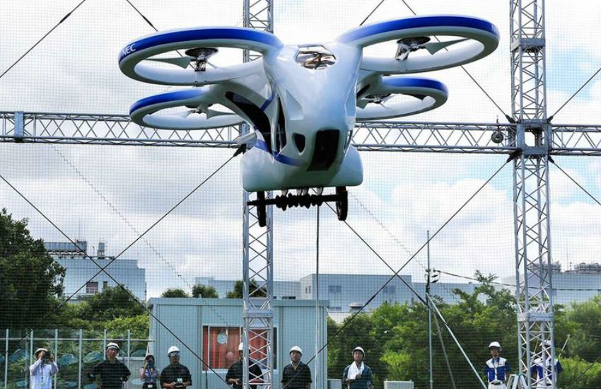NEC Flying car, Japanese NEC Flying car, NEC Flying car video, NEC Flying car size, NEC Flying car price, NEC Flying car images, NEC Flying car detail