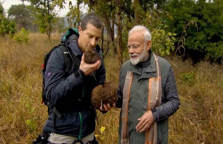 modi and bear