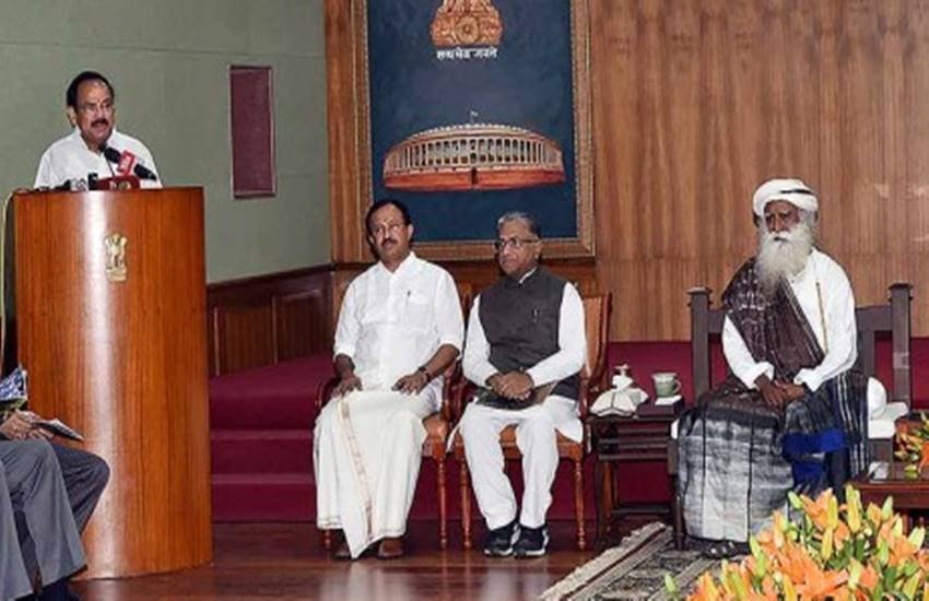 Vice President, Samvaad with Sadhguru, MP, lok sabha speaker, om birla, Sadhgurr Jaggi Vasudev, samvaad, mechanical lifestyle, work pressure, india news, Hindi news, news in Hindi, latest news, today news in Hindi